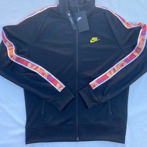 Nike Mens Sportwear Zip Black Size S